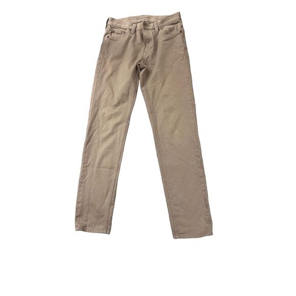 Banana Republic Men’s Tan Athletic Tapered Fit Cotton Jeans Size 29”x32” - Picture 5 of 9